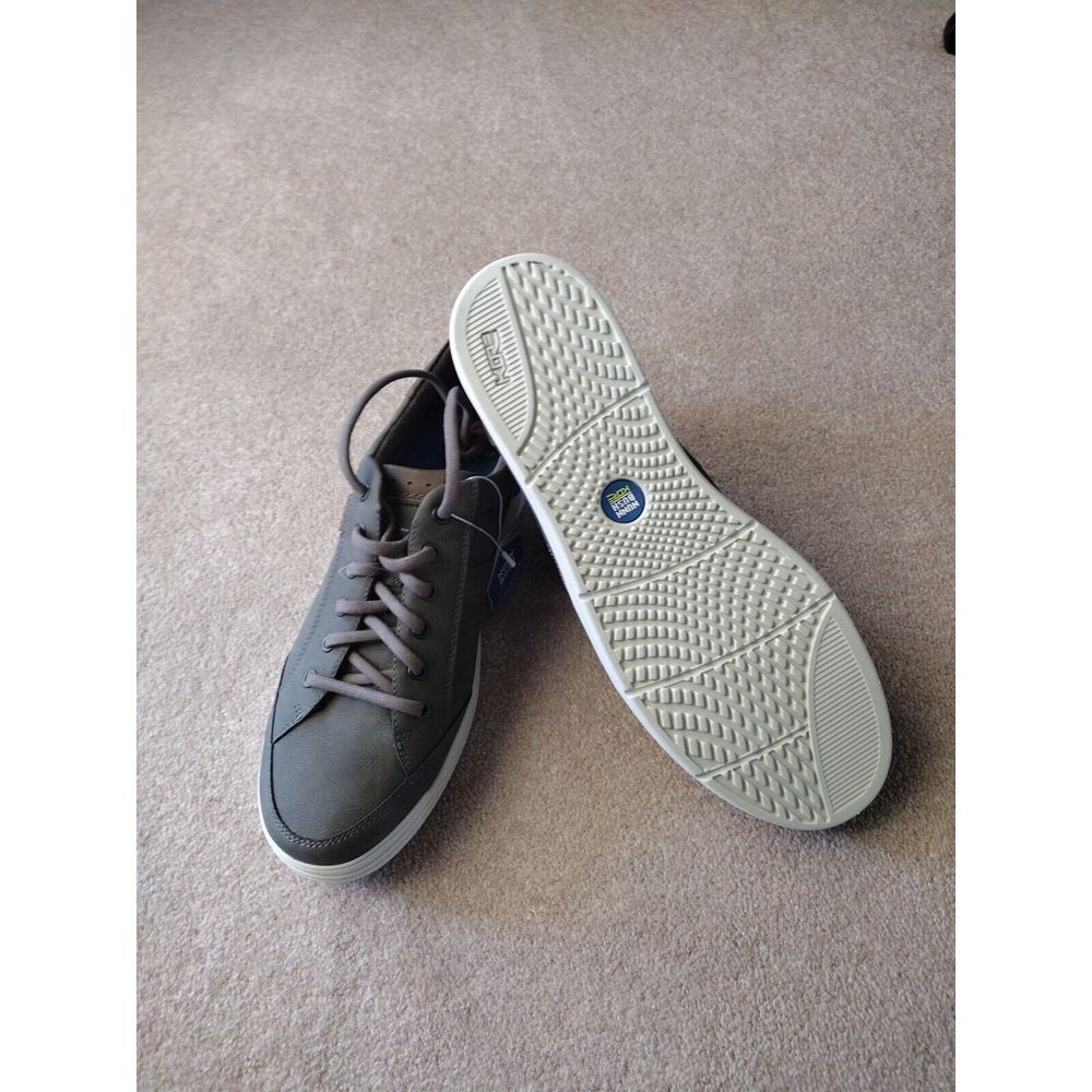 Nunn Bush Shoes Kore City Walk Men 11.5 M Charcoal 84819-013 Lace to Toe Oxford - Picture 3 of 8